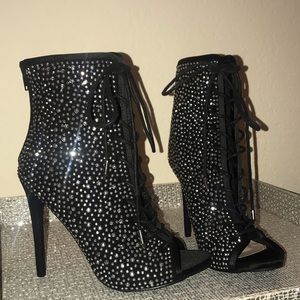 Studded booties
